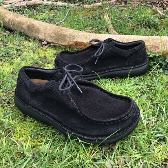 Birkenstock Black Leather Suede Pasadena Moccasin Size 8 - Picture 5 of 12